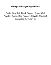 Load image into Gallery viewer, Ingredients List: Garlic, Sea Salt, Black Pepper, Sugar, Chili Powder, Onion, Red Pepper, Activate Charcoal, Coriander, Soybean oil.