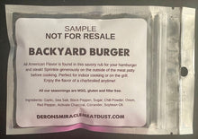 Load image into Gallery viewer, Sample size of Backyard Burger and steak seasoning